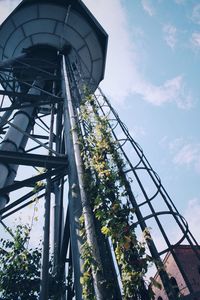 Low angle view of built structure against sky