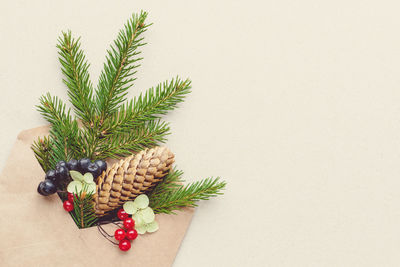 Close-up of pineapple on table