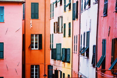 Full frame shot of residential building