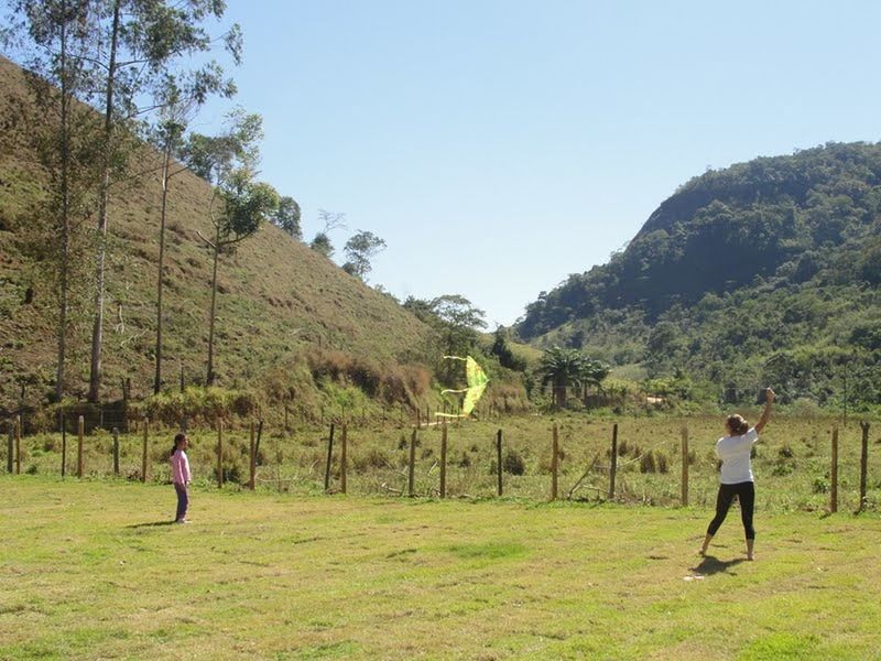 men, tree, lifestyles, full length, leisure activity, rear view, mountain, walking, person, clear sky, grass, casual clothing, landscape, tranquility, green color, nature, tranquil scene, standing