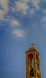 Low angle view of building against sky