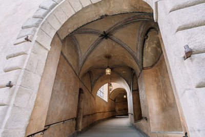 Low angle view of historical building