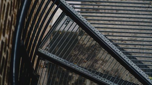 Low angle view of staircase in building