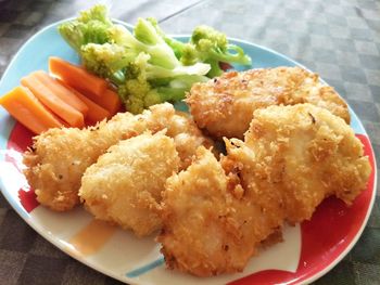 Close-up of food in plate