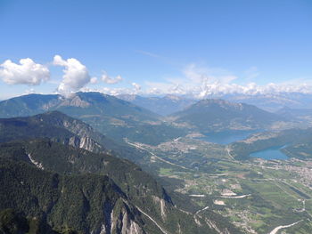 Panoramic view of landscape against sky