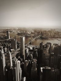 Aerial view of city