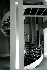 Staircase in modern building