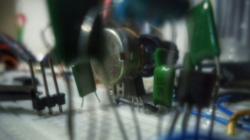 Close-up of food in glass container