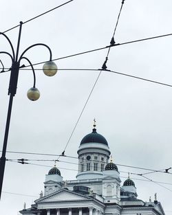 Low angle view of cathedral against sky