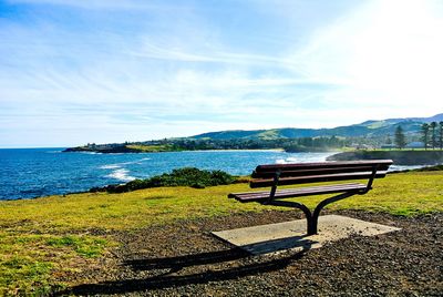 Scenic view of calm sea against sky