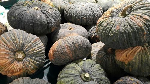 Full frame shot of pumpkins