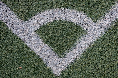 Full frame shot of soccer field