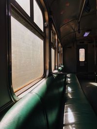 Interior of train