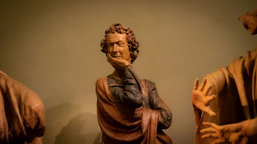 Statue of people in museum