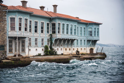 View of building by sea