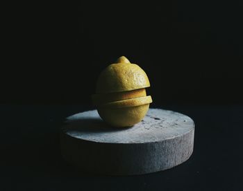 Close-up of food on table