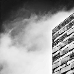 Low angle view of building against sky