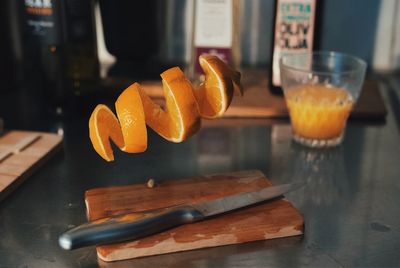 Close up of orange fruit