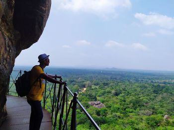 Holiday in srilanka, a beautiful view from sigiriya rock. 