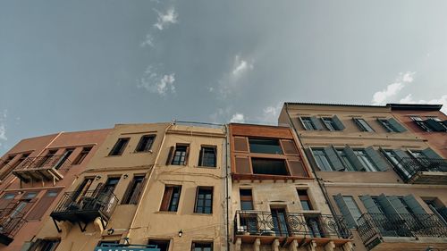 Low angle view of building against sky