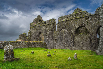 Old ruins against sky