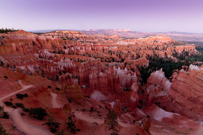 Sunset at bryce canyon