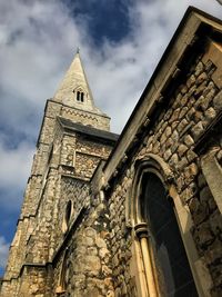 Low angle view of cathedral against sky