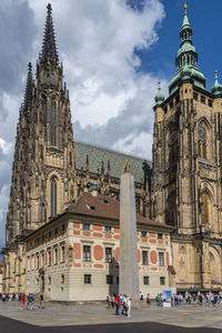 Low angle view of church