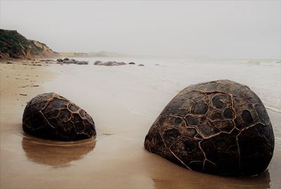 Panoramic view of beach