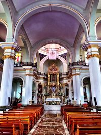Interior of temple