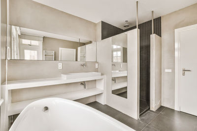 Interior of bathroom