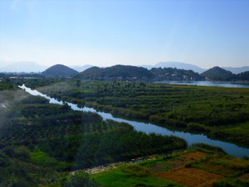 Scenic view of landscape against sky