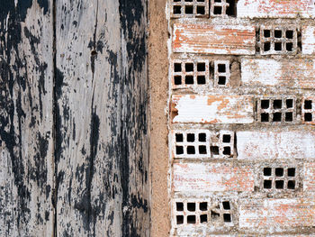 Exterior of old building in a village