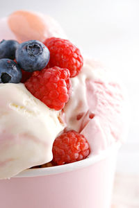 Close-up of ice cream