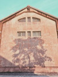 Low angle view of building against sky