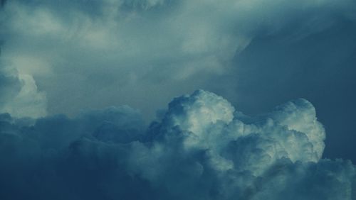 Low angle view of clouds in sky