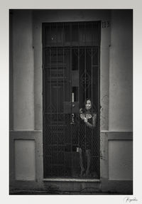 black and white