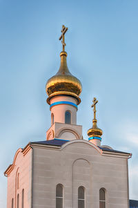 Low angle view of building against sky