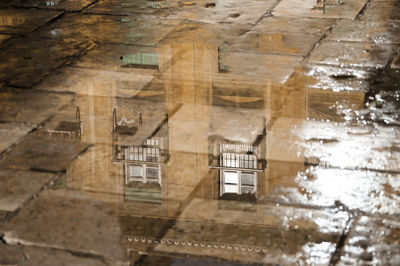 Digital composite image of building