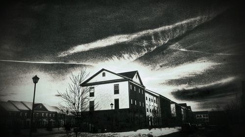 View of built structure against sky