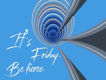 Low angle view of blue sky