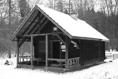 Built structure in winter