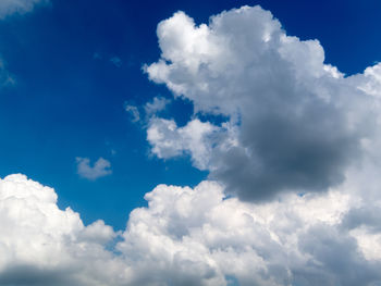 Low angle view of clouds in sky