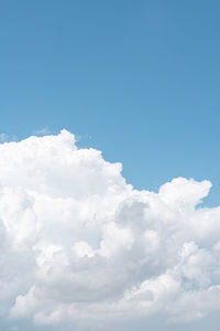 Low angle view of clouds in sky