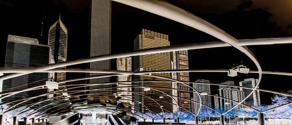 Low angle view of modern building