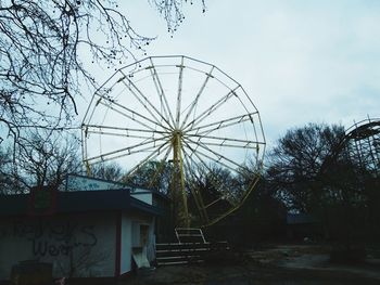 Low angle view of built structure against the sky