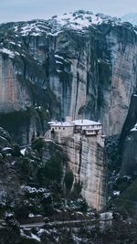 Scenic view of a monastery 