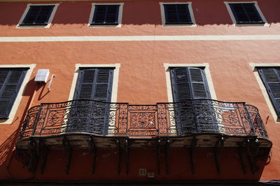 Low angle view of balcony