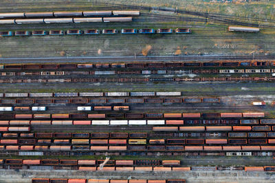 Full frame shot of shopping cart