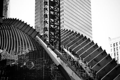 Low angle view of modern building